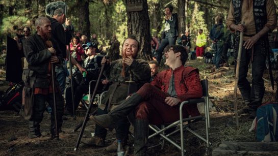 Кадр со съемок сериала «Ведьмак»